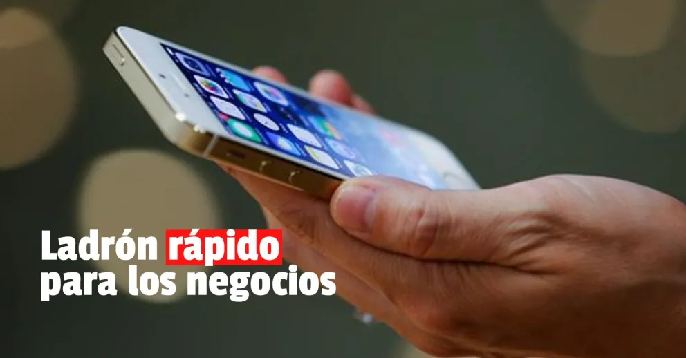 Robó un celular, a los minutos ya lo estaba vendiendo pero fue detenido