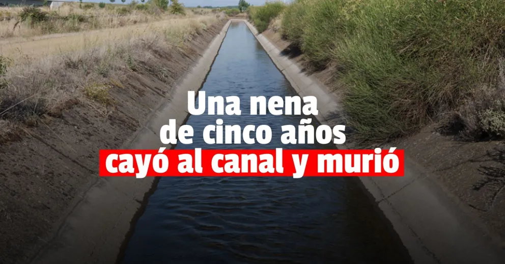 Una nena de cinco años cayó a un canal y murió