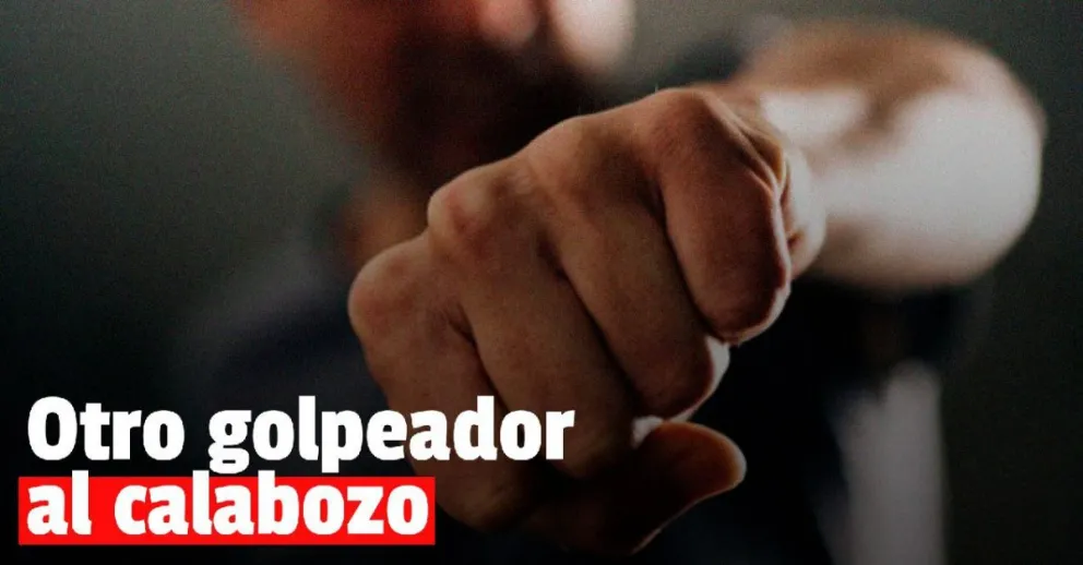 Le pegó una piña en la cara a su pareja y lo detuvieron