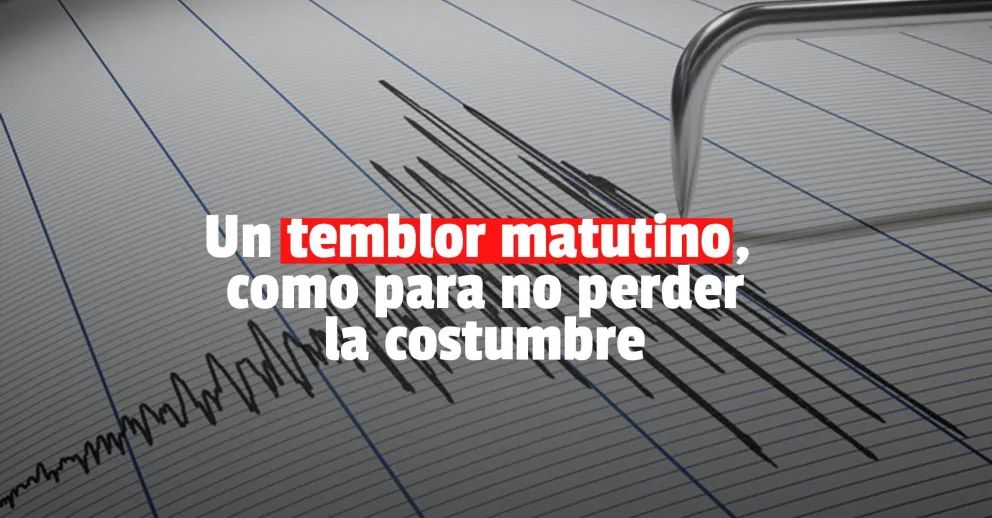 Un temblor matutino alertó a los sanjuaninos