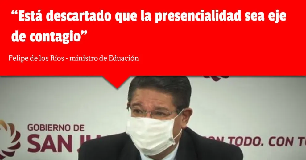 A un mes de la presencialidad, el ministro de Educación hizo un balance