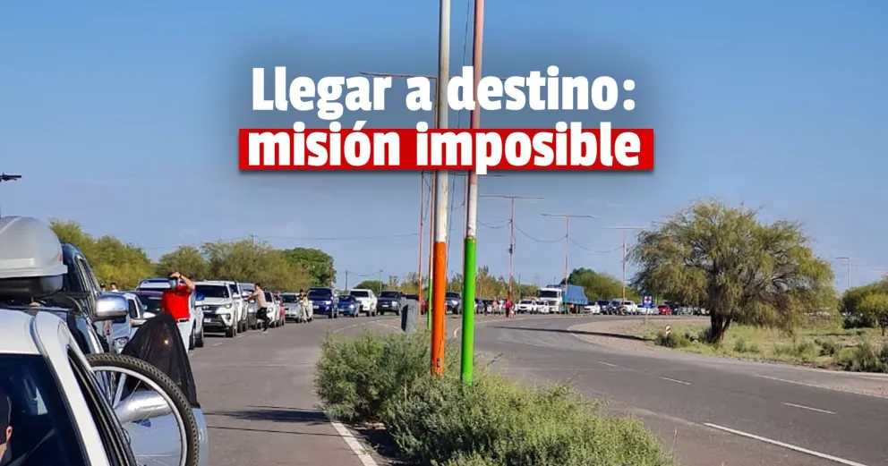 Demoras en el control de El Encón generó molestias en los automovilistas