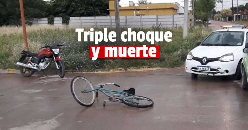 Un hombre falleció tras protagonizar un siniestro vial en cadena