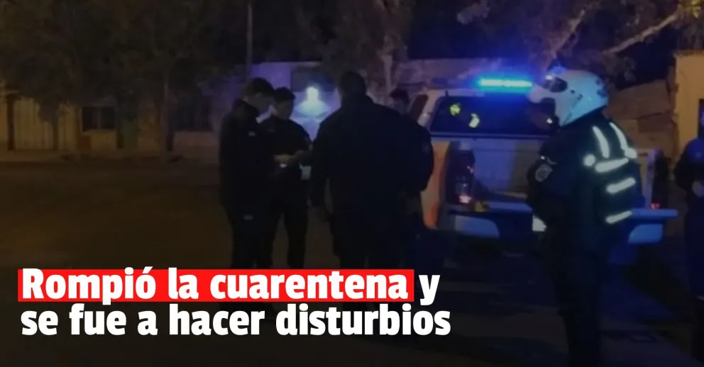 Lo detuvieron, tiene Covid y tuvieron que aislar a policías