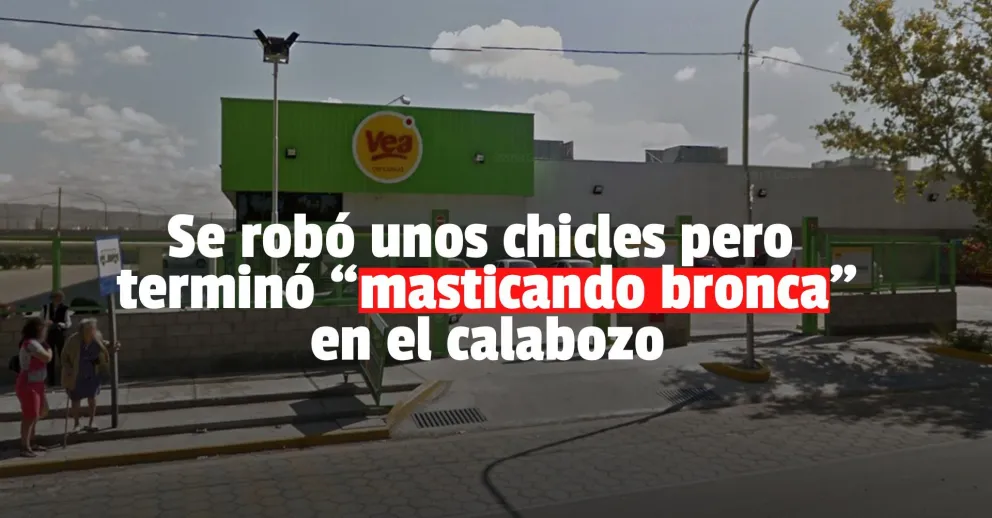 Robó una caja de chicles y un chocolate en un supermercado