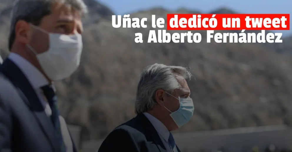 El gobernador de San Juan le envió un mensaje de aliento a Alberto Fernández