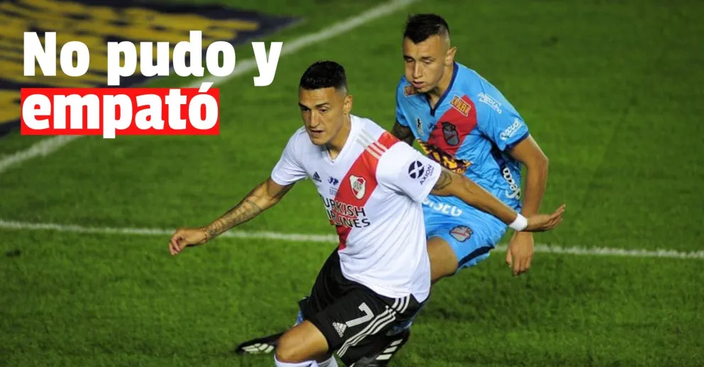 Copa Liga Profesional: River fue más pero empató ante Arsenal