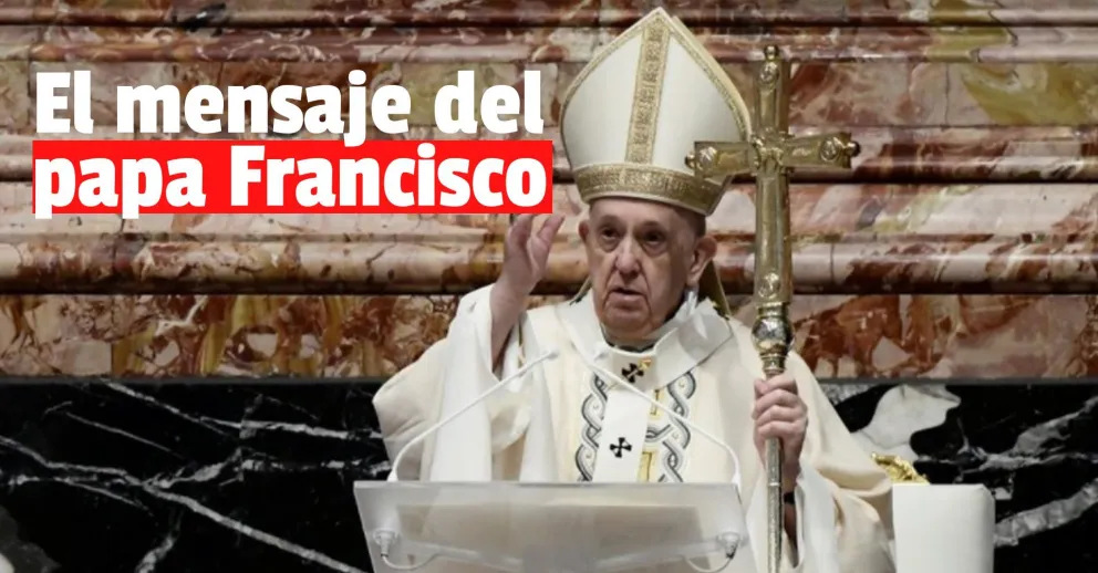 En la Misa de Pascua, el papa Francisco pidió que se superen los retrasos en la distribución de las vacunas y se compartan con los países pobres