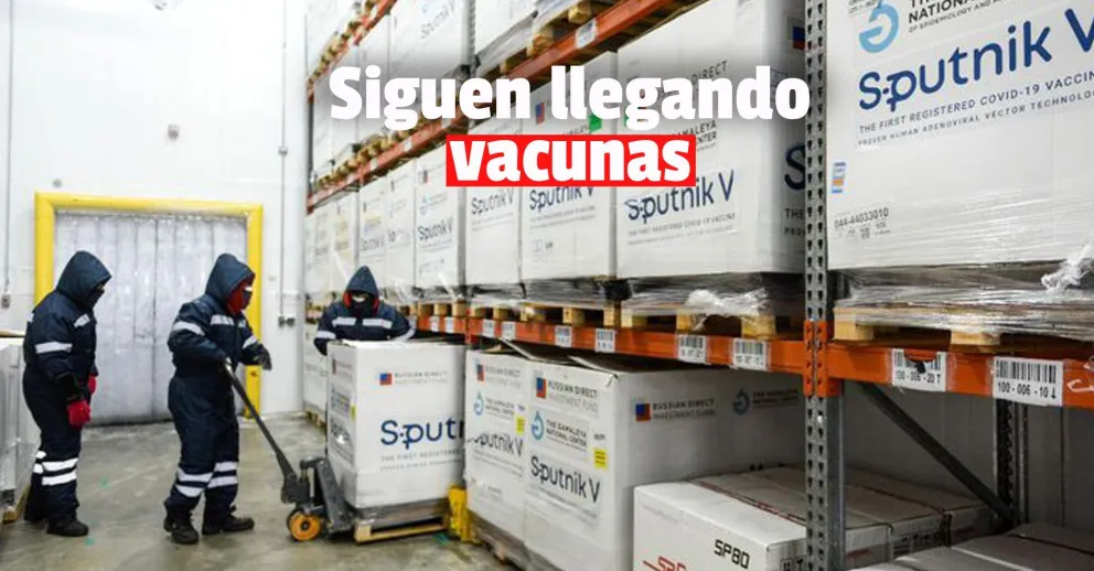 Argentina superará este domingo las 7 millones de dosis recibidas