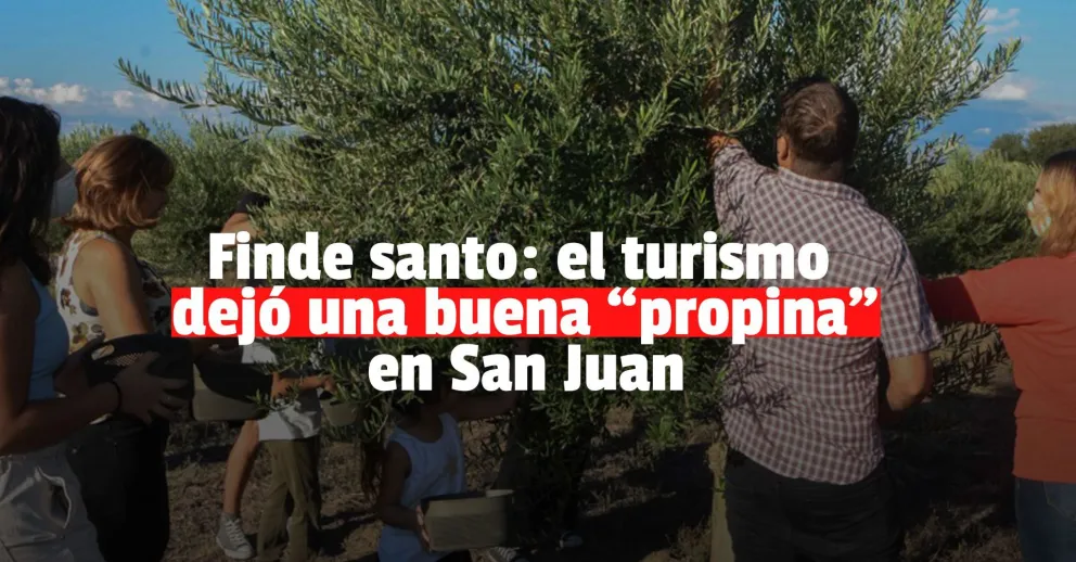 El turismo por Semana Santa dejó más de $200 millones en San Juan