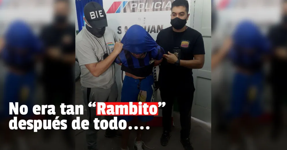 Capturaron al "Rambito" caucetero
