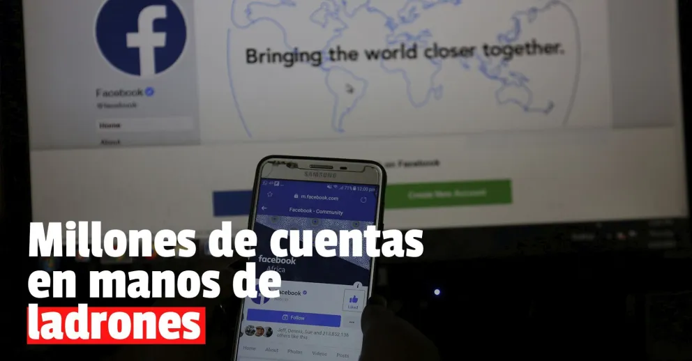 Más de dos millones de cuentas de Facebook fueron víctimas del robo de datos