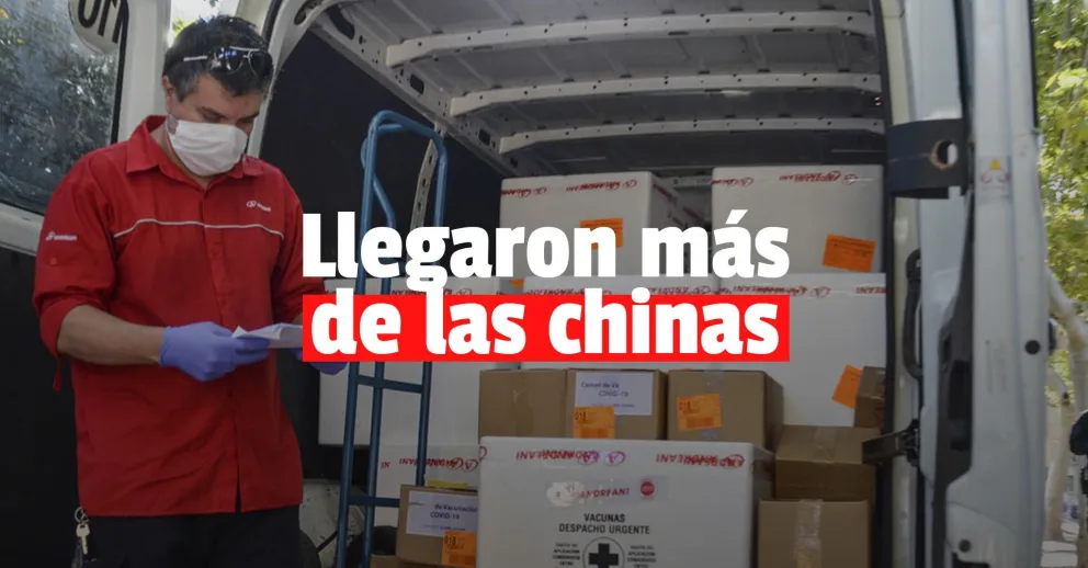 Llegaron 16.200 dosis de vacunas chinas a la provincia