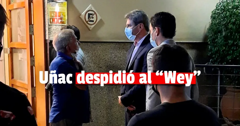 Sergio Uñac acudió al velorio del "Wey" Zapata