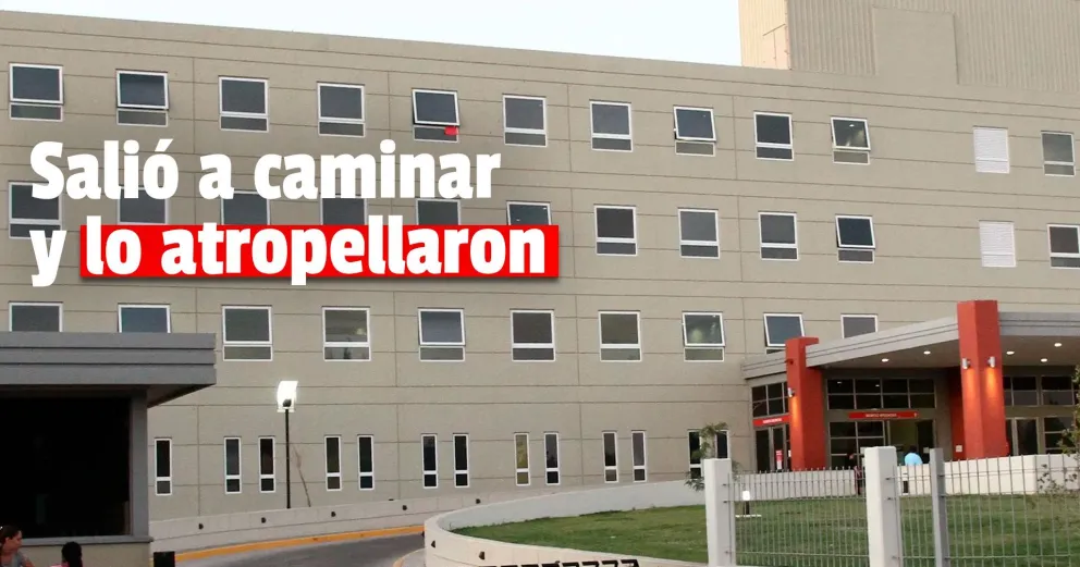 Atropelló a un abuelito de 87 años y lo mandó al hospital