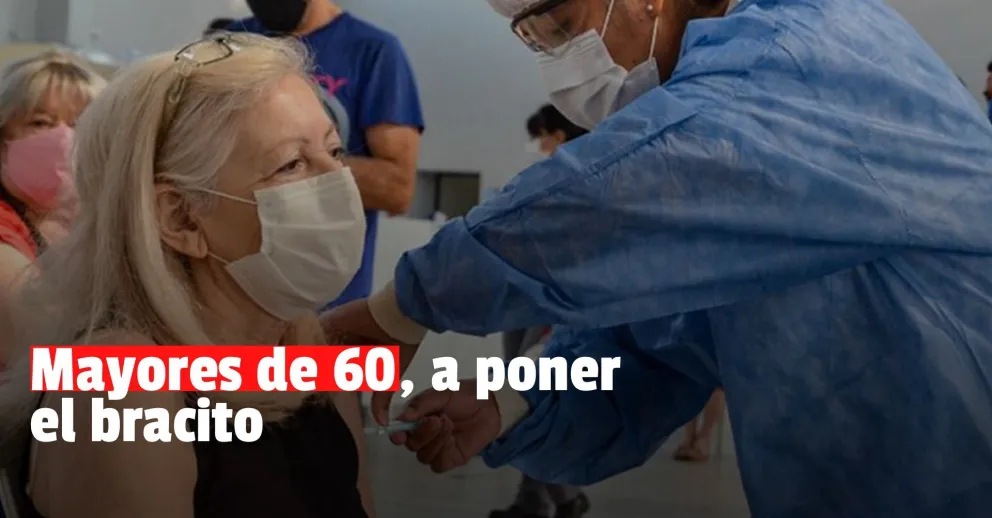 Vacunación: confirmaron que el próximo grupo son los mayores de 60 años
