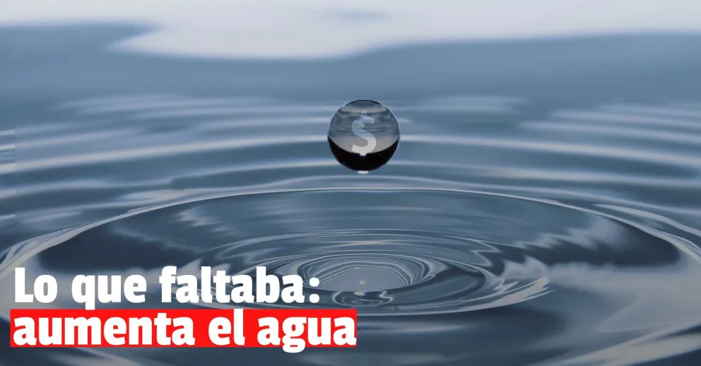 OSSE confirmó un aumento del agua de un 45%