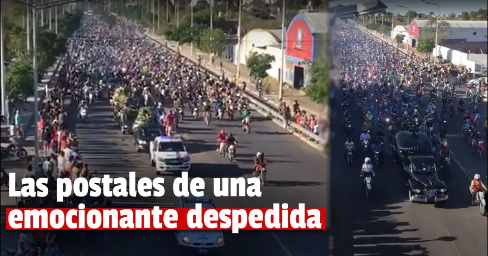 Las fotos y videos del emotivo último adiós al Wey Zapata