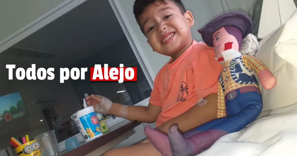 Realizan una peña a beneficio de Alejo el pequeño que quiere vencer la leucemia