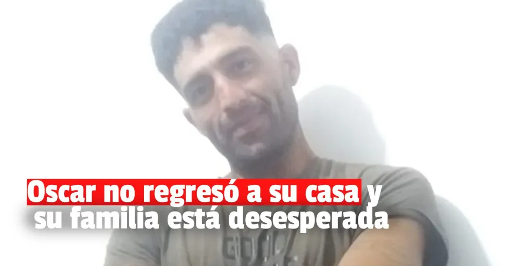 Buscan a un hombre de 39 años que no regresó a su domicilio