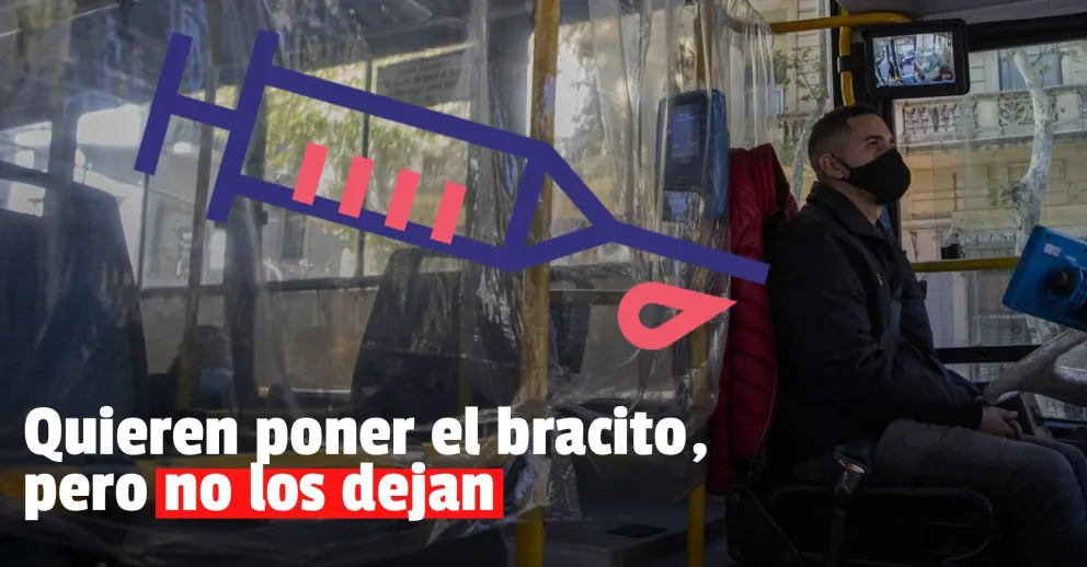 Choferes de colectivo piden ser incluidos en la vacunación contra el coronavirus