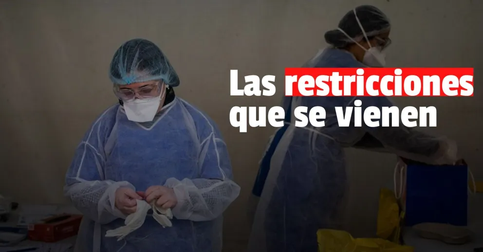 Las nuevas restricciones serán anunciadas esta tarde y estarán vigentes a partir de mañana