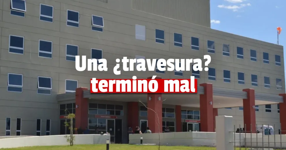 Dos chicos chocaron en moto contra un poste y terminaron con graves heridas