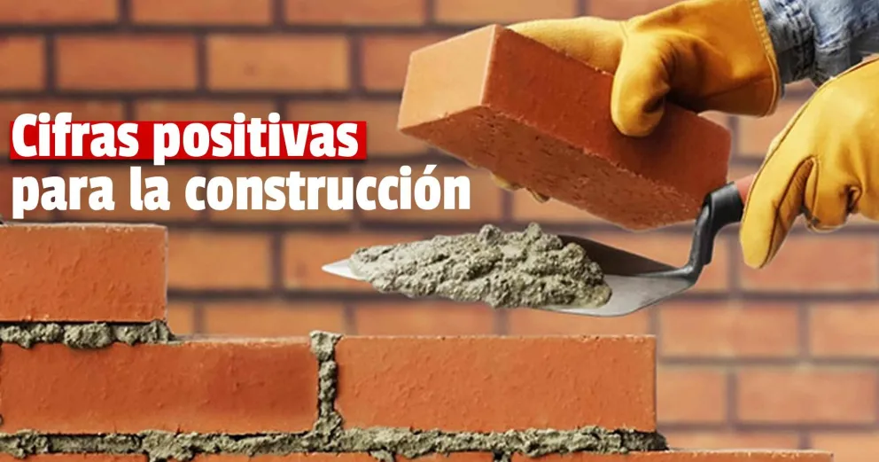 En febrero la construcción se expandió un 22,7% interanual y la Industria un 1,6%