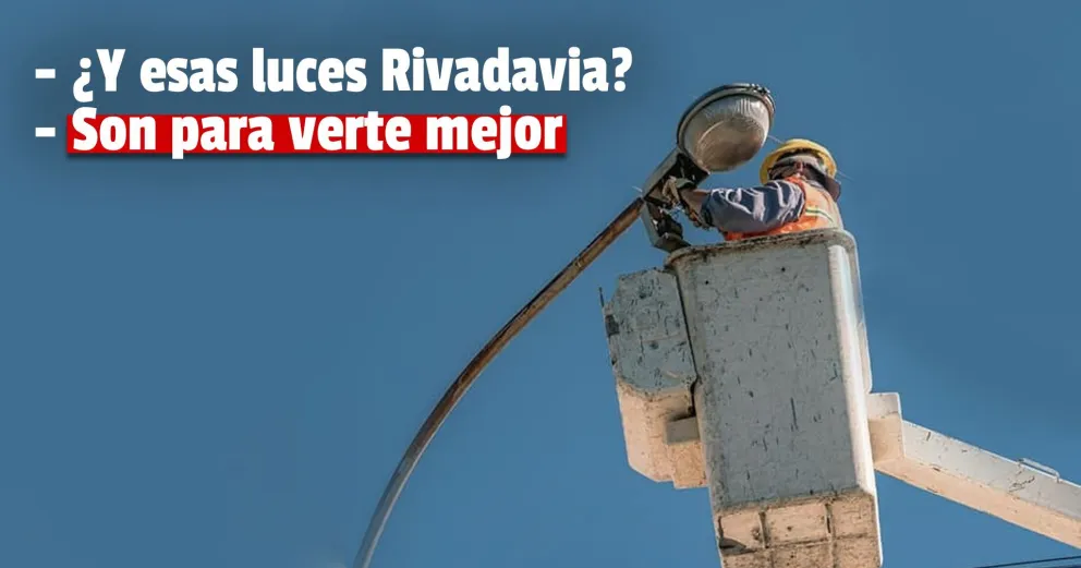 En Rivadavia ya colocaron 4500 nuevas luces led