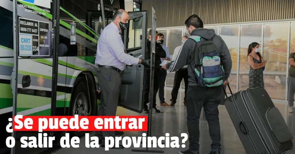 Pese a las restricciones, se puede viajar entre provincias