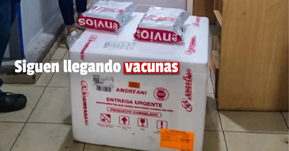 Arribaron a la provincia 9.600 nuevas dosis de Sputnik V