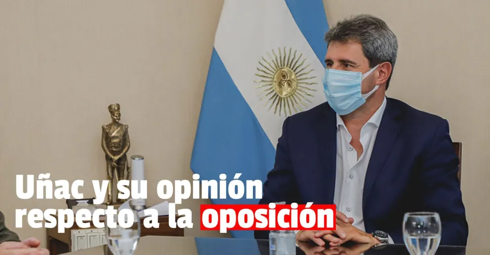 Para Uñac la oposición es respetuosa, coherente y sigue representando a un sector de la sociedad