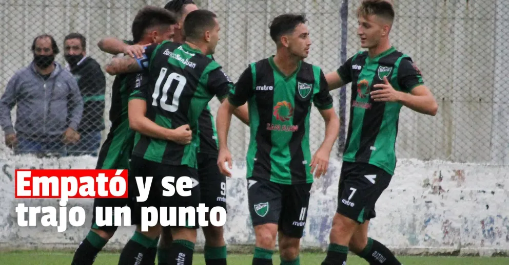 El Verdinegro no pudo con Villa Dálmine y empató 1 a 1