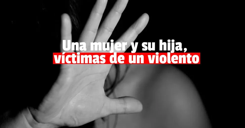 Agredió y amenazó con un cuchillo a su pareja y también a su hija