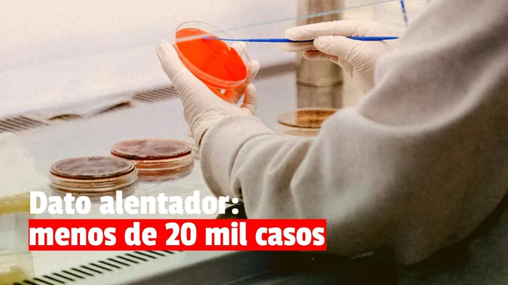 La cifra más baja de la semana: el país registró 15.262 nuevos casos  y 124 fallecidos