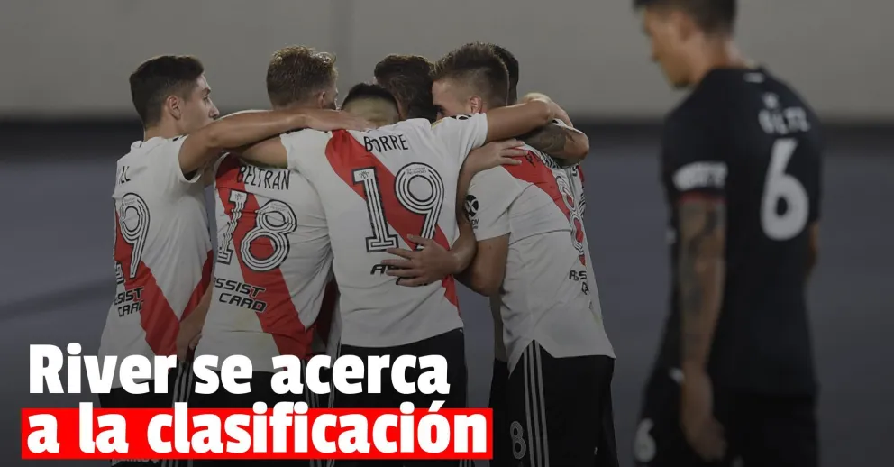River ganó y consiguió tres puntos claves para la clasificación