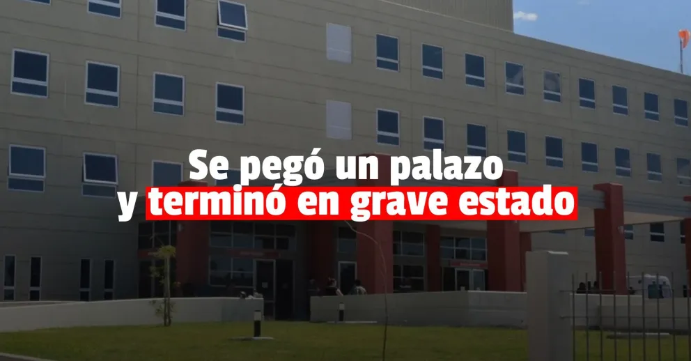 Un joven terminó con graves heridas tras chocar contra un puente