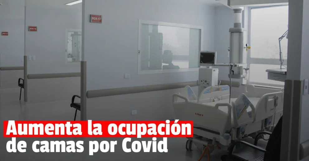Desde Salud confirmaron que hubo un aumento de ocupación de camas en los hospitales