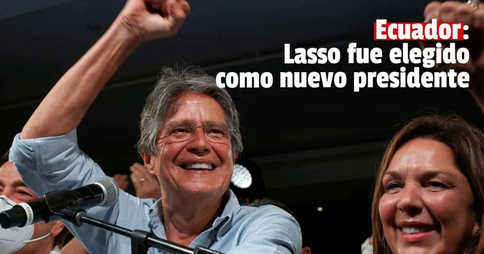 Alberto Fernández felicitó a Guillermo Lasso por su triunfo en las elecciones de Ecuador