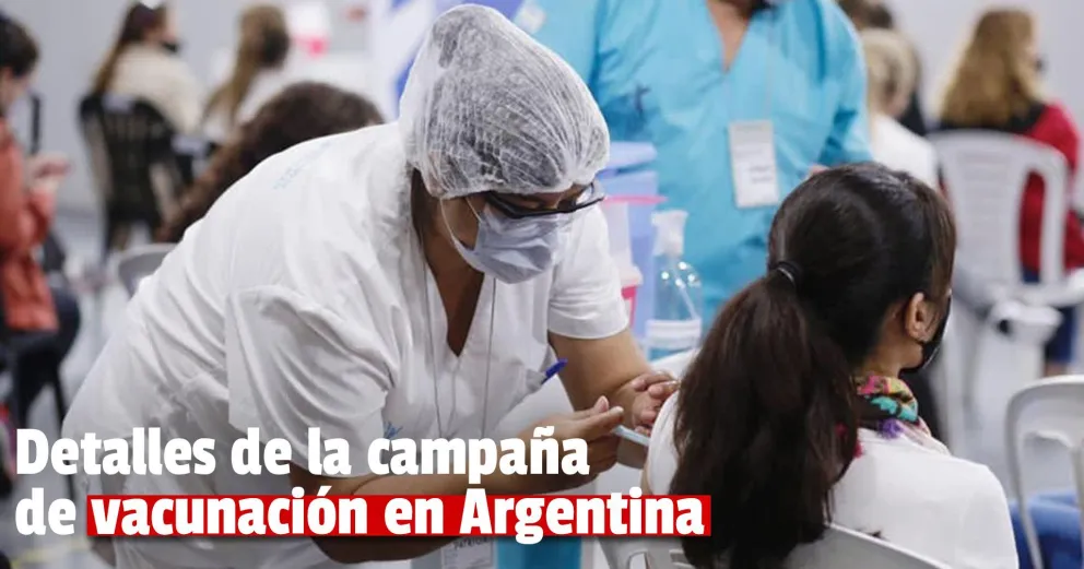 La Argentina ya aplicó más de 5,3 millones de vacunas y 950 mil fueron en la última semana