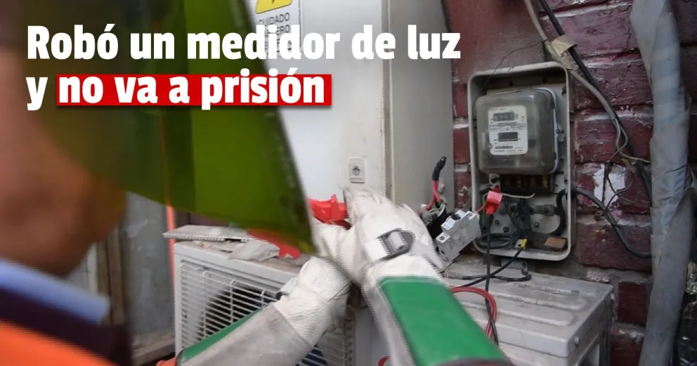 Prisión condicional para el ladrón del medidor de luz en Rivadavia
