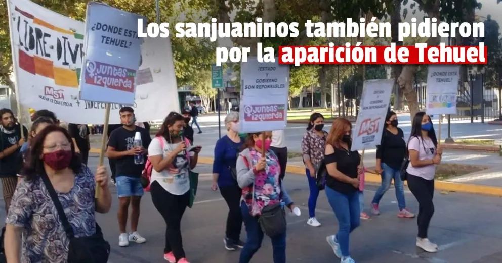 San Juan se manifestó por la desaparición de Tehuel