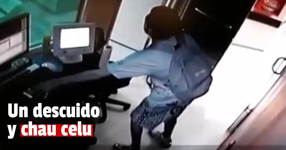 Le robó el celular del mostrador de su negocio y fue detenido