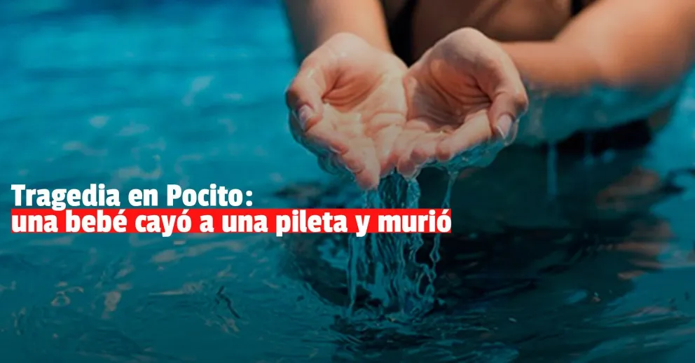 Pocito: falleció una bebé de un año tras caer a una pileta con agua
