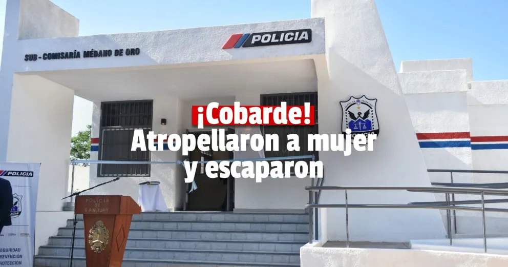 Una mujer de 46 años fue atropellada por una moto mientras caminaba