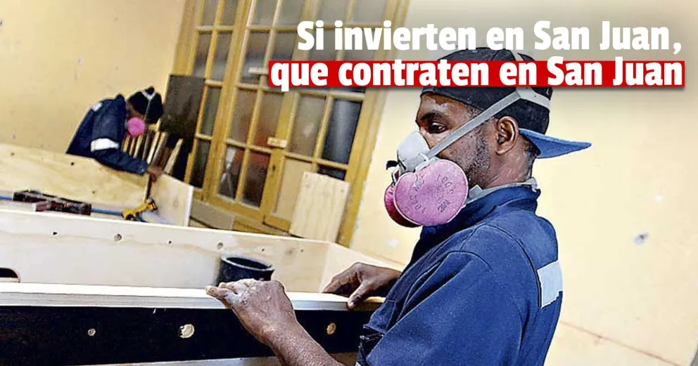 Avanza el proyecto de ley que promueve la contratación de mano de obra local