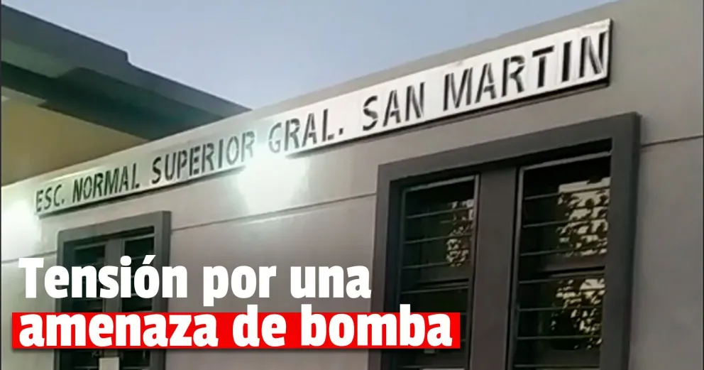 Susto en Capital por una amenaza de bomba en una escuela