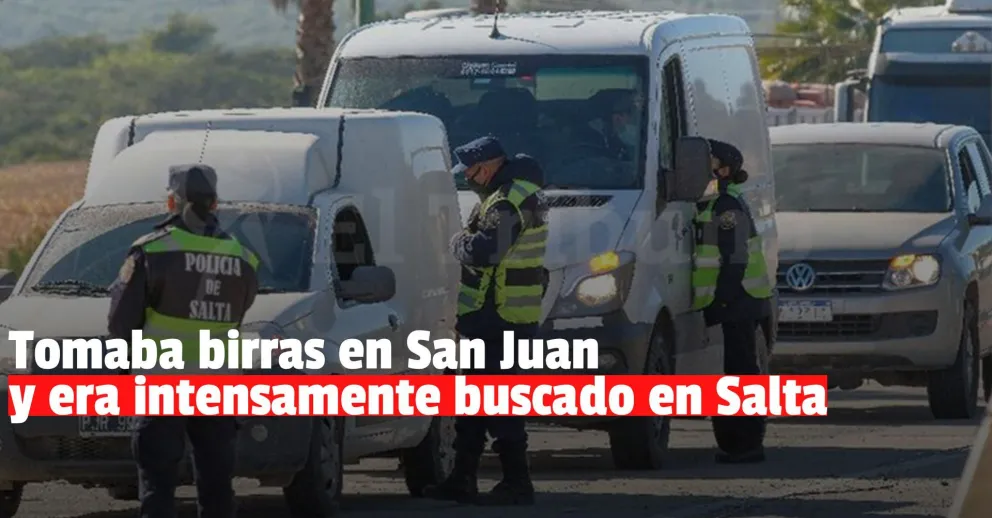 Detuvieron en Sarmiento a un peligroso delincuente salteño