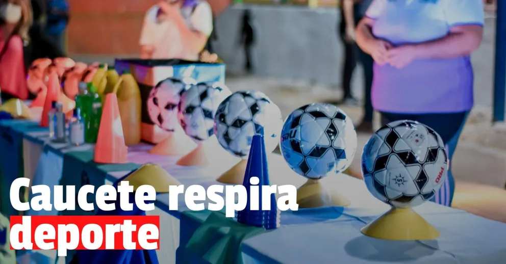 Caucete: entregaron ayudas económicas, elementos y pintura a clubes de fútbol y futsal
