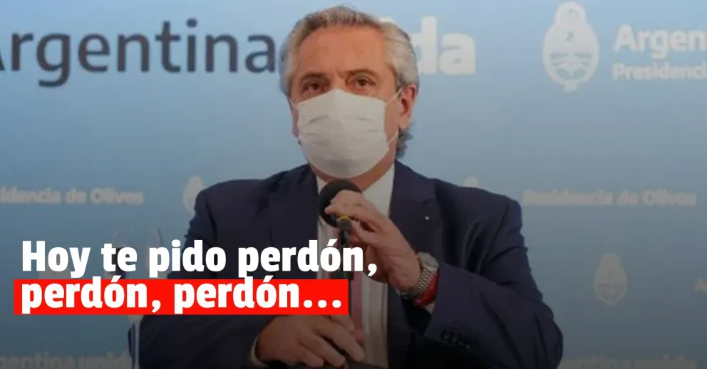 Alberto Fernández le ofreció sus disculpas al personal sanitario
